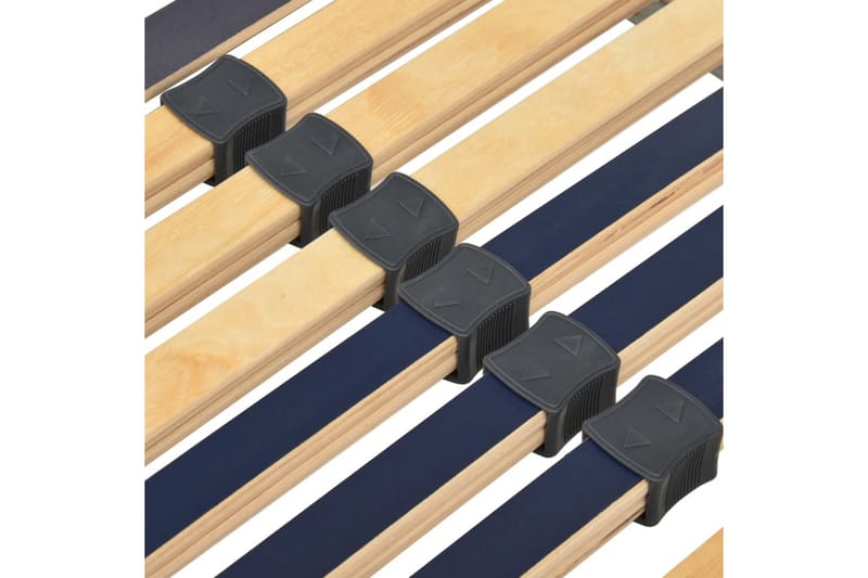 Elektrisk ribbotten med 28 ribbor 7 zoner 90x200 cm - Grå - Möbler - Tillbehör & accessoarer - Sängtillbehör - Ribbottnar