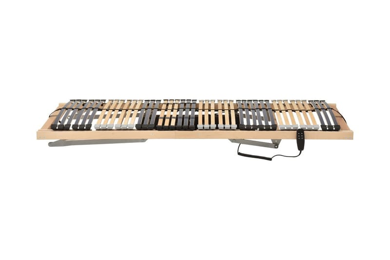 Elektrisk ribbotten med 42 ribbor 7 zoner 70x200 cm - Grå - Möbler - Tillbehör & accessoarer - Sängtillbehör - Ribbottnar