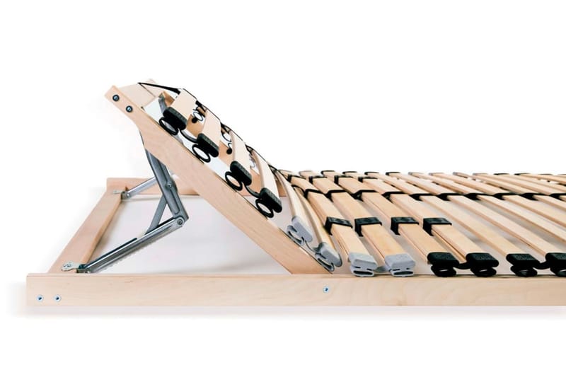 Ribbotten med 28 ribbor 2 st 7 zoner 80x200 cm - Brun - Möbler - Tillbehör & accessoarer - Sängtillbehör - Ribbottnar