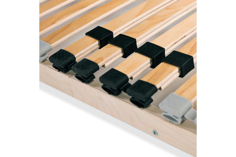 Ribbotten med 28 ribbor 7 zoner 100x200 cm - Brun - Möbler - Tillbehör & accessoarer - Sängtillbehör - Ribbottnar
