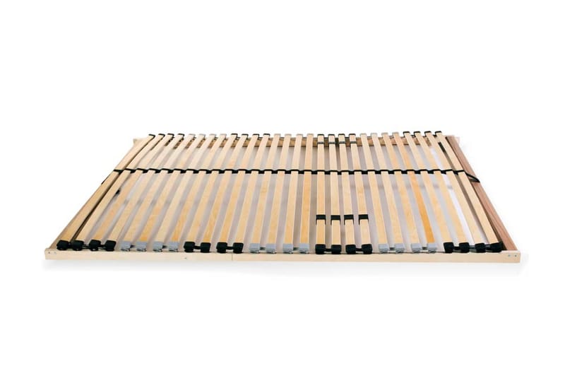 Ribbotten med 28 ribbor 7 zoner 100x200 cm - Brun - Möbler - Tillbehör & accessoarer - Sängtillbehör - Ribbottnar