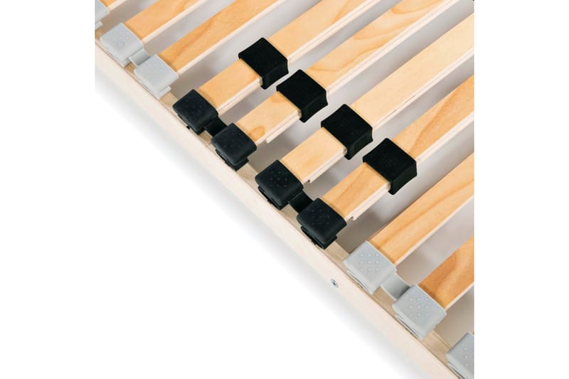 Ribbotten med 28 ribbor 7 zoner 140x200 cm - Brun - Möbler - Tillbehör & accessoarer - Sängtillbehör - Ribbottnar
