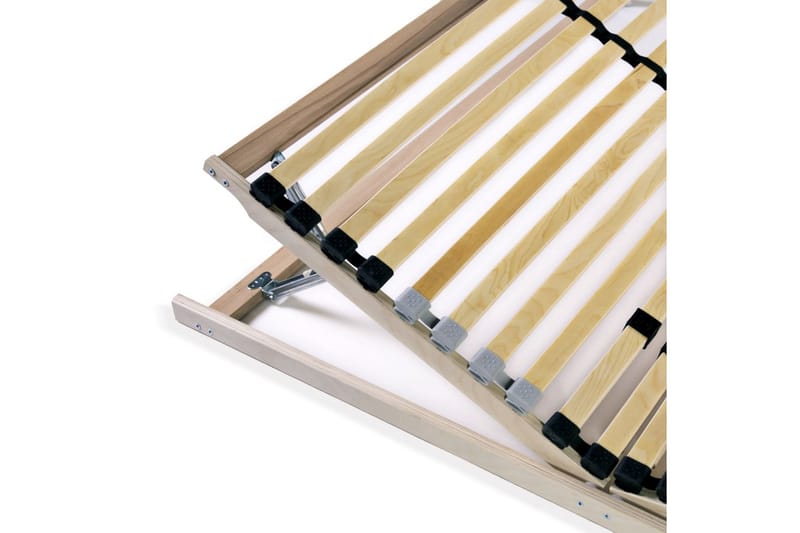 Ribbotten med 28 ribbor 7 zoner 140x200 cm - Brun - Möbler - Tillbehör & accessoarer - Sängtillbehör - Ribbottnar