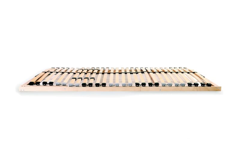 Ribbotten med 28 ribbor 7 zoner 140x200 cm - Brun - Möbler - Tillbehör & accessoarer - Sängtillbehör - Ribbottnar