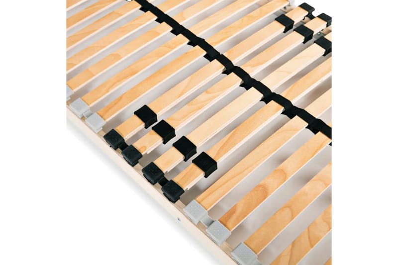 Ribbotten med 28 ribbor 7 zoner 80x200 cm - Brun - Möbler - Tillbehör & accessoarer - Sängtillbehör - Ribbottnar