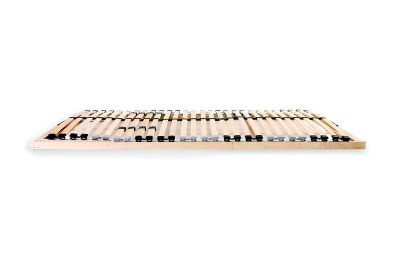 Ribbotten med 28 ribbor 7 zoner 90x200 cm - Brun - Möbler - Tillbehör & accessoarer - Sängtillbehör - Ribbottnar