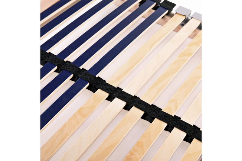 Ribbotten med 42 ribbor 2 st 7 zoner 90x200 cm - Brun - Möbler - Tillbehör & accessoarer - Sängtillbehör - Ribbottnar