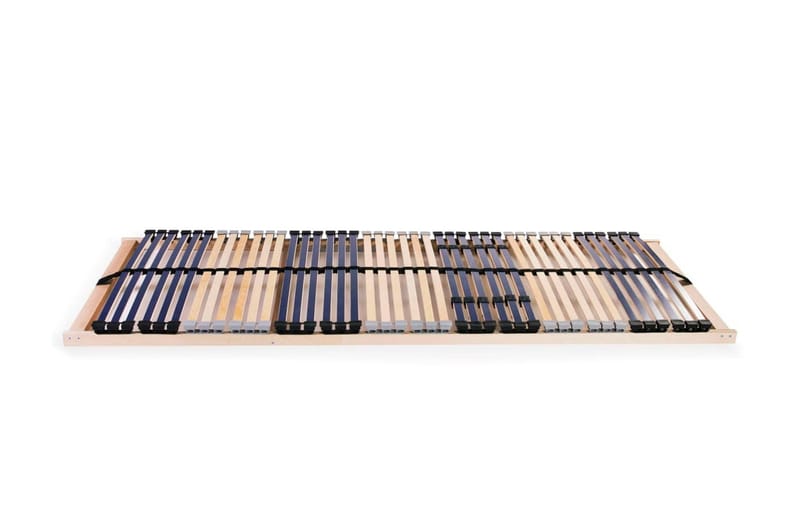 Ribbotten med 42 ribbor 2 st 7 zoner 90x200 cm - Brun - Möbler - Tillbehör & accessoarer - Sängtillbehör - Ribbottnar