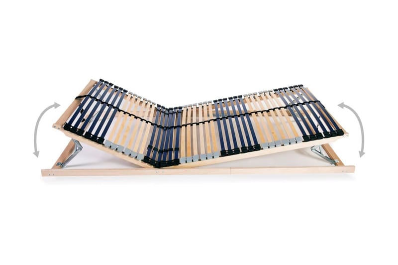 Ribbotten med 42 ribbor 7 zoner 140x200 cm - Blå - Möbler - Tillbehör & accessoarer - Sängtillbehör - Ribbottnar