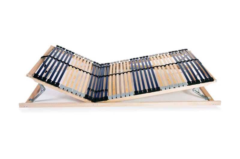 Ribbotten med 42 ribbor 7 zoner 140x200 cm - Blå - Möbler - Tillbehör & accessoarer - Sängtillbehör - Ribbottnar