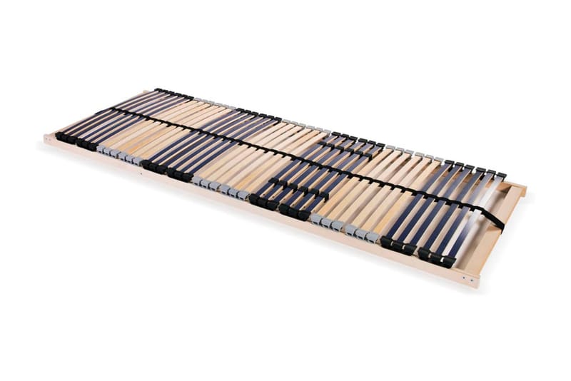 Ribbotten med 42 ribbor 7 zoner 80x200 cm - Brun - Möbler - Tillbehör & accessoarer - Sängtillbehör - Ribbottnar