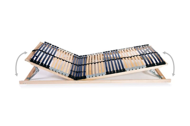 Ribbotten med 42 ribbor 7 zoner 90x200 cm - Blå - Möbler - Tillbehör & accessoarer - Sängtillbehör - Ribbottnar