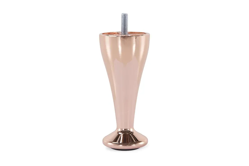 Sängben Rosé 4-Pack 12 cm, Roséguld