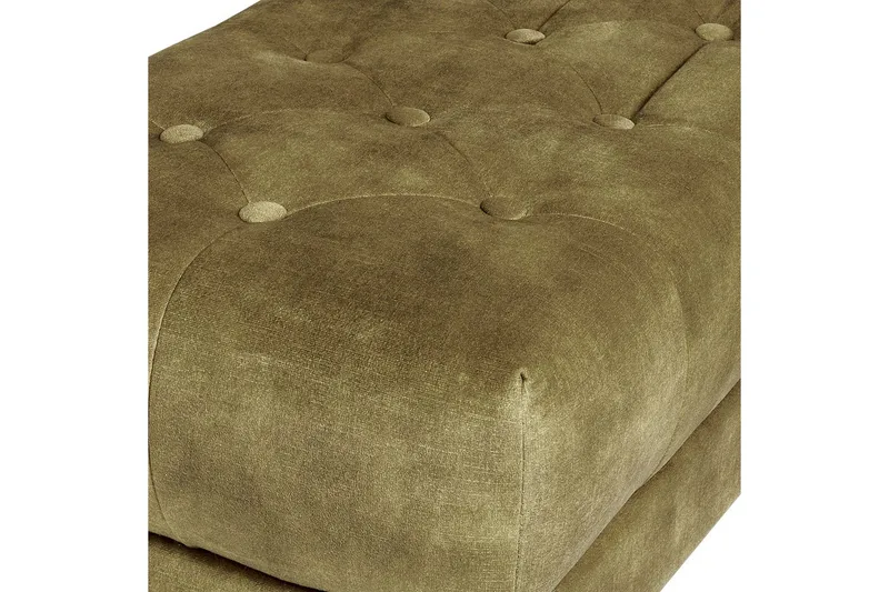 Sittbänk Roseville Grön/guld - Grön/guld - Möbler - Vardagsrum - Stolar & sittmöbler - Sittbänk