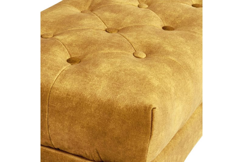 Sittbänk Roseville Gul/Guld - Gul/Guld - Möbler - Vardagsrum - Stolar & sittmöbler - Sittbänk