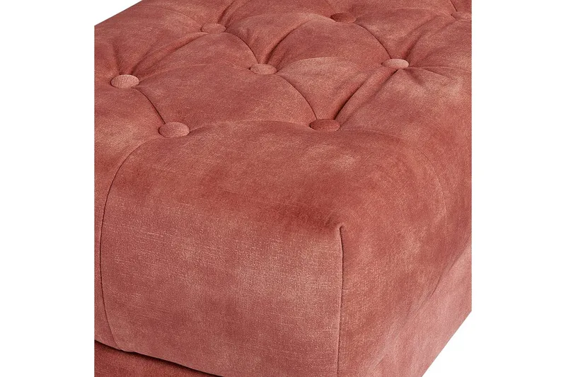 Sittbänk Roseville Rosa/guld - Rosa/guld - Möbler - Vardagsrum - Stolar & sittmöbler - Sittbänk