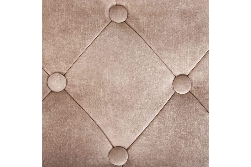 Sittbänk Roseville Taupe/guld - Taupe/guld - Möbler - Vardagsrum - Stolar & sittmöbler - Sittbänk