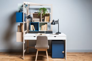 Stige Vägghängd Sängförvaring med Hyllor i Trä - Natur - Möbler - Tillbehör & accessoarer - Sängtillbehör