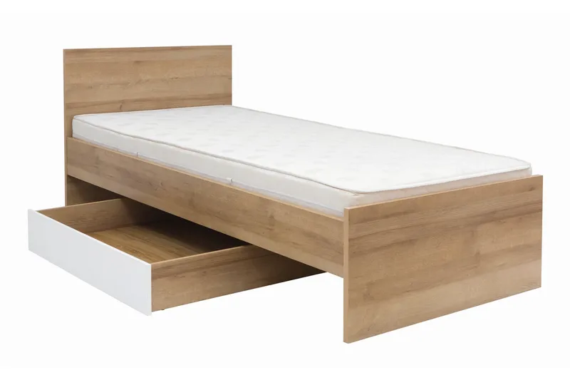 Tarka Sänglåda - Trä/Natur/Vit - Möbler - Tillbehör & accessoarer - Sängtillbehör