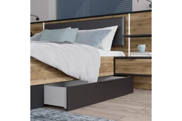 Vergina Sänglådor 2-pack - Svart/Grå - Möbler - Tillbehör & accessoarer - Sängtillbehör