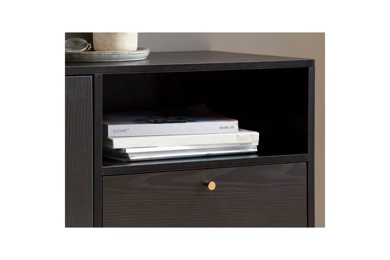 Sideboard Wohnling Melaminbelagd MDF 140 cm med 2 dörrar 1 låda Modern - Förvaring - Förvaringsmöbler - Skänkar & sideboards