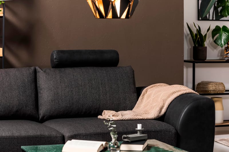 AUSTIN Nackstöd Svart/Grå - Möbler - Tillbehör & accessoarer - Sofftillbehör