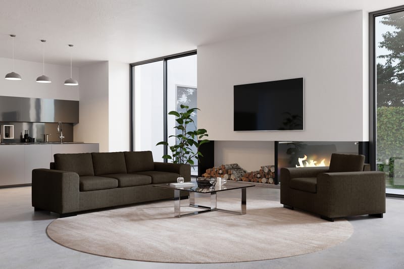 CONNECT Nackstöd Rund Brun - Möbler - Tillbehör & accessoarer - Sofftillbehör
