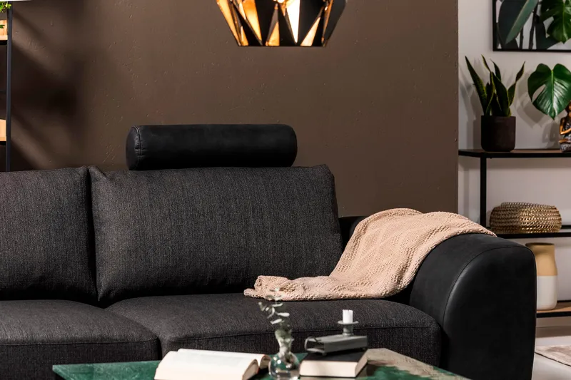 Cuba Nackstöd - Svart/Grå - Möbler - Tillbehör & accessoarer - Sofftillbehör