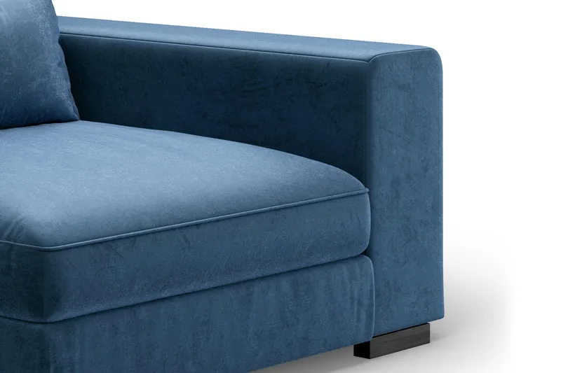 Dubai Armstöd Höger Sammet - Blå - Möbler - Tillbehör & accessoarer - Sofftillbehör