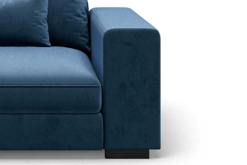 Dubai Armstöd Höger Sammet - Blå - Möbler - Tillbehör & accessoarer - Sofftillbehör