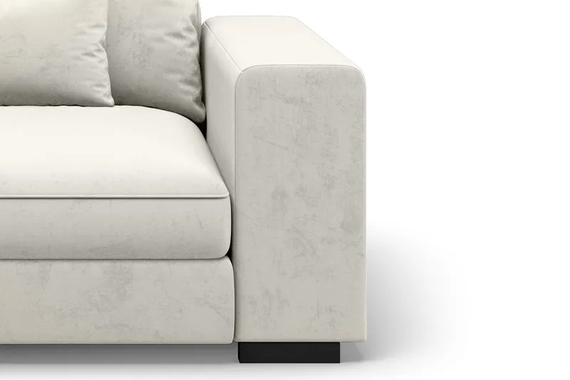 Dubai Armstöd Höger Sammet - Vit - Möbler - Tillbehör & accessoarer - Sofftillbehör