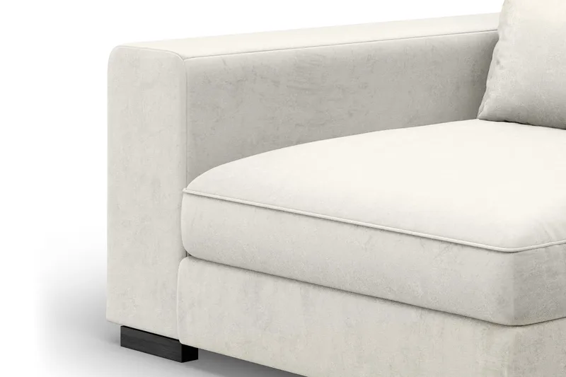 Dubai Armstöd Vänster Sammet - Vit - Möbler - Tillbehör & accessoarer - Sofftillbehör