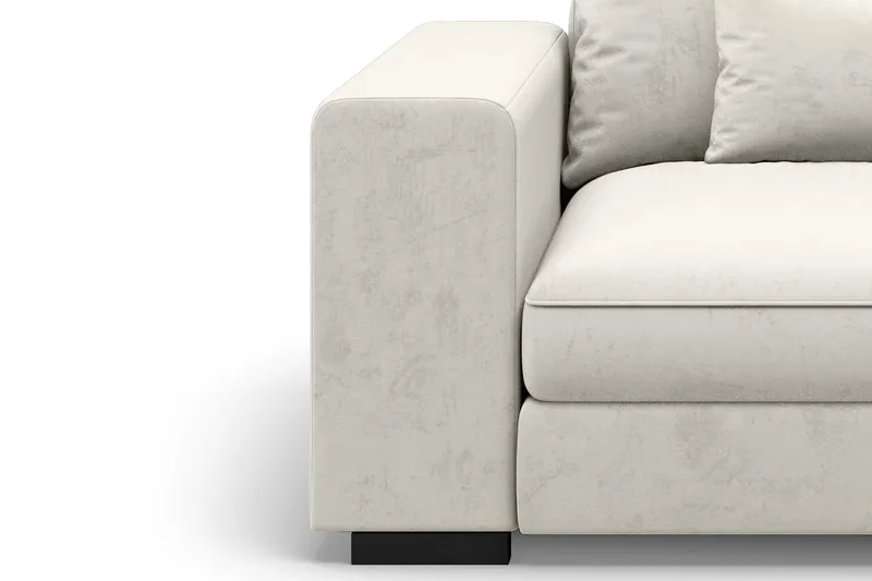 Dubai Armstöd Vänster Sammet - Vit - Möbler - Tillbehör & accessoarer - Sofftillbehör