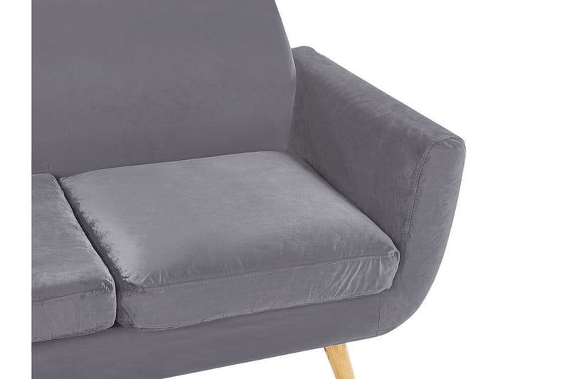 HERVILLY 2-sits Soffklädsel Sammet/Grå - Möbler - Tillbehör & accessoarer - Sofftillbehör