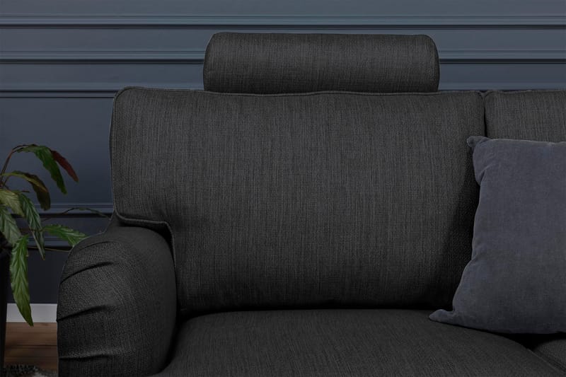 HOWARD Nackstöd Antracit - Möbler - Tillbehör & accessoarer - Sofftillbehör