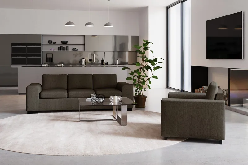 Link/Connect Nackstöd Rund - Brun - Möbler - Tillbehör & accessoarer - Sofftillbehör