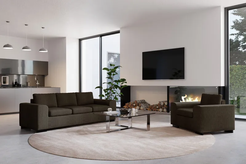 Link/Connect Nackstöd Rund - Brun - Möbler - Tillbehör & accessoarer - Sofftillbehör