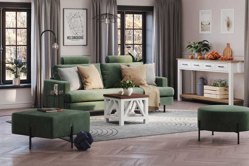Menard Compact Nackkudde Soffa 51 cm - Grön - Möbler - Tillbehör & accessoarer - Sofftillbehör