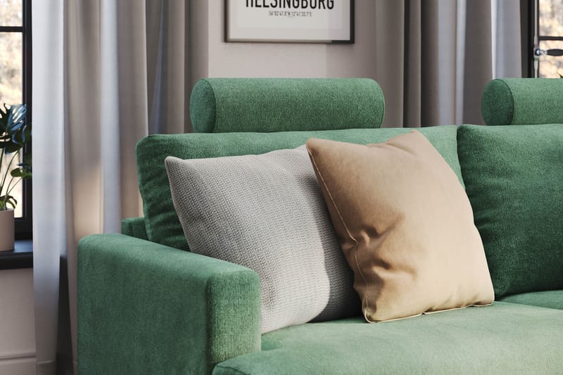 Menard Compact Nackkudde Soffa 51 cm - Grön - Möbler - Tillbehör & accessoarer - Sofftillbehör