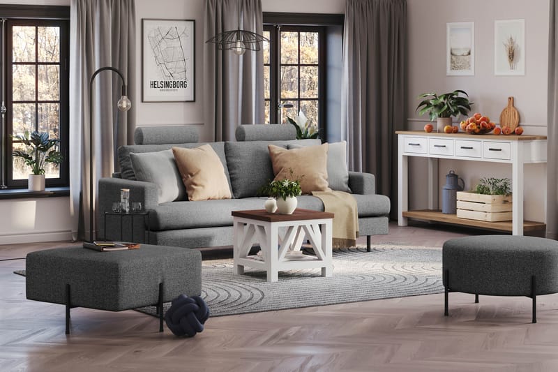 Menard Compact Nackkudde Soffa 51 cm - Mörkgrå - Möbler - Tillbehör & accessoarer - Sofftillbehör