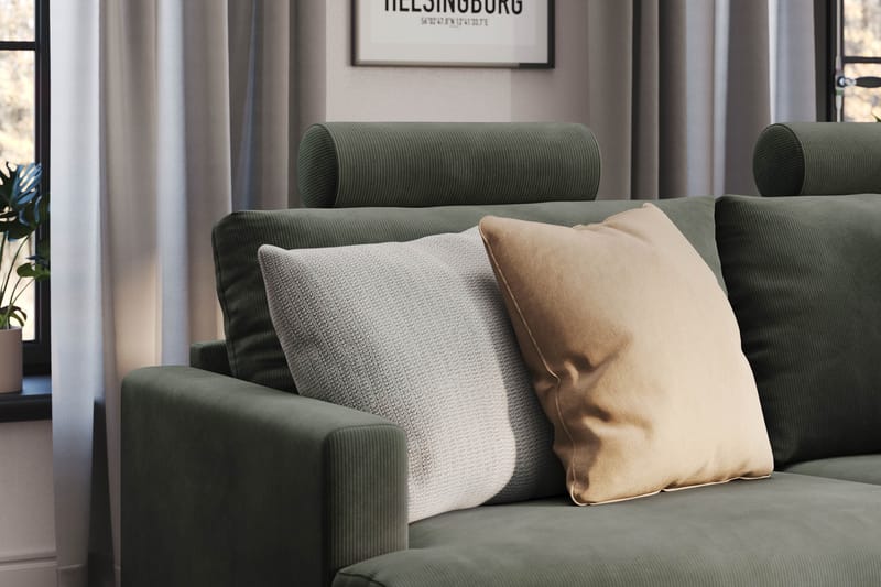 Menard Compact Nackkudde Soffa 51 cm - Mörkgrön - Möbler - Tillbehör & accessoarer - Sofftillbehör