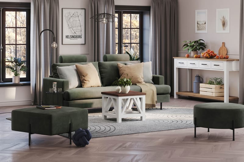 Menard Compact Nackkudde Soffa 51 cm - Mörkgrön - Möbler - Tillbehör & accessoarer - Sofftillbehör