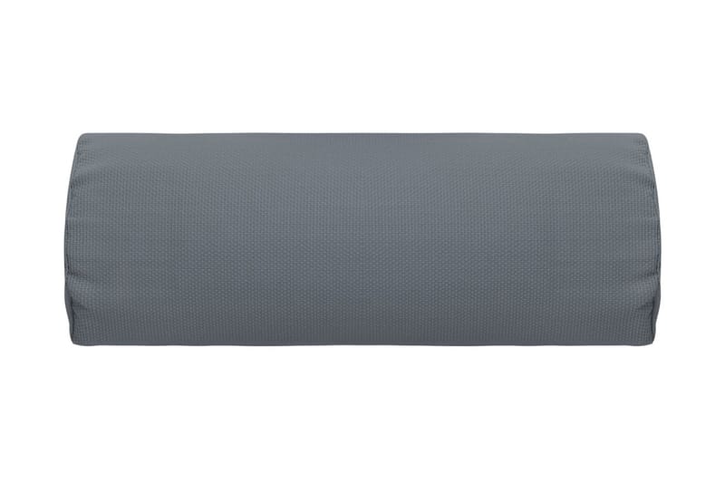 Nackstöd till solstol grå 40x7,5x15 cm textilene - Grå - Nackstöd soffa - Sofftillbehör