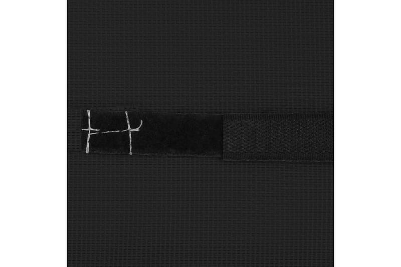 Nackstöd till Solstol svart 40x7,5x15 cm textilene - Svart - Utemöbler - Loungemöbler