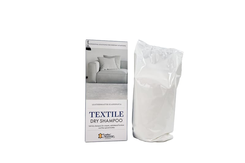 Torrschampo för textilier