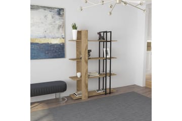 Thyra Bokhylla 120 cm - Ek/Svart - Förvaring - Hyllor - Bokhylla