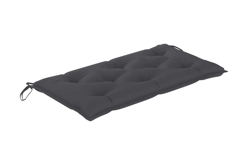 Bänkdyna för trädgården antracit 100x50x7 cm tyg - Grå - Möbler - Tillbehör & accessoarer - Tillbehör stolar