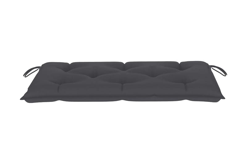 Bänkdyna för trädgården antracit 100x50x7 cm tyg - Grå - Möbler - Tillbehör & accessoarer - Tillbehör stolar