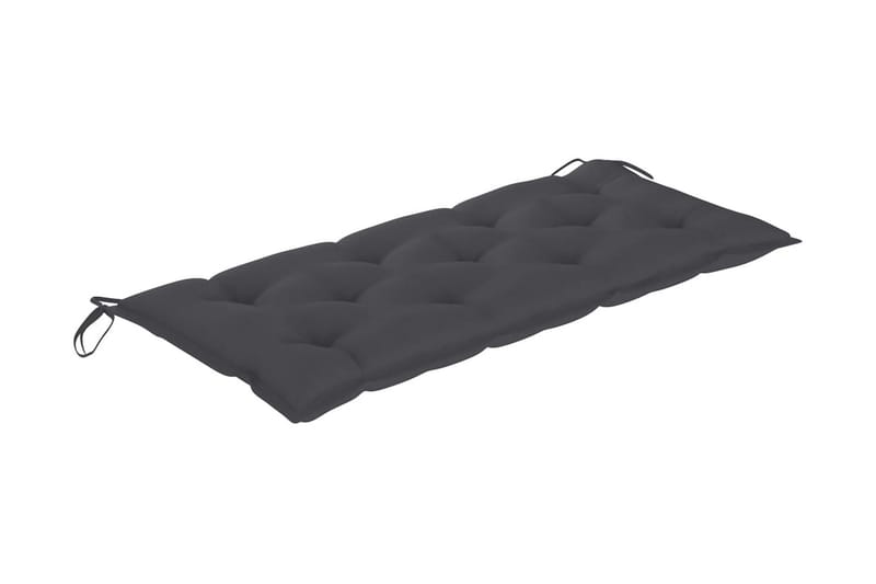 Bänkdyna för trädgården antracit 120x50x7 cm tyg - Grå - Möbler - Tillbehör & accessoarer - Tillbehör stolar