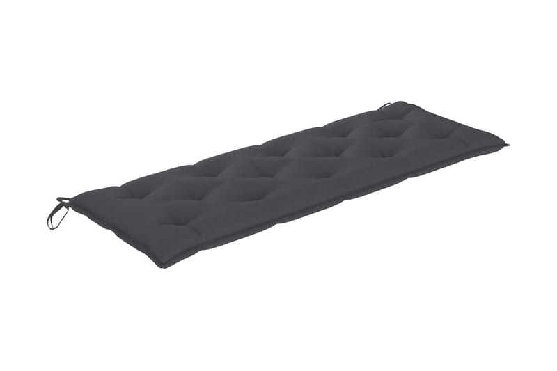 Bänkdyna för trädgården antracit 150x50x7 cm tyg - Grå - Möbler - Tillbehör & accessoarer - Tillbehör stolar
